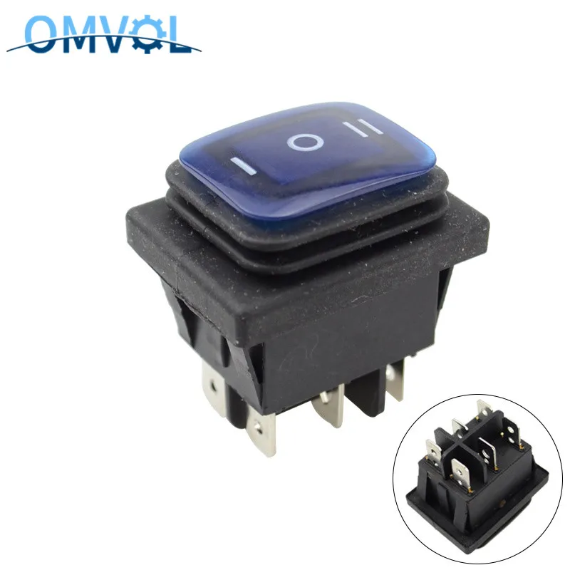 1 шт. 12В led фиксированный замок водонепроницаемый 6Pin кулисный переключатель 3