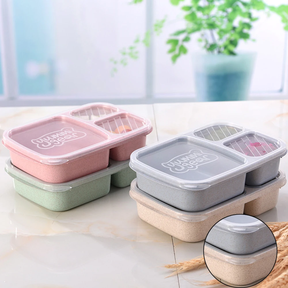 Новая Микроволновая печь бенто Ланч-бокс для пикника еды фруктов контейнер