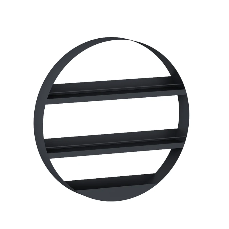 

Punch-free Multi-layer Cosmetics Dressing Rack Iron Craft Bathroom Accessories Wall Hanging Round Racks Washstand Storage