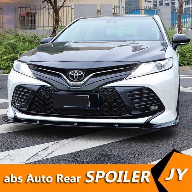 Для Camry ABS задний бампер диффузор протектор для 2018-2019 Toyota YDB комплект передний