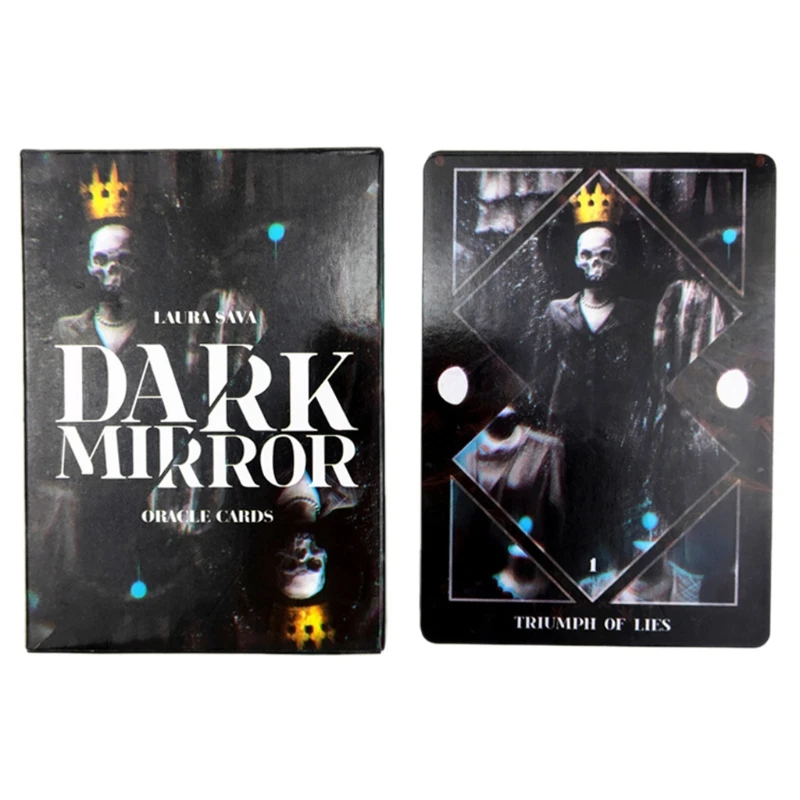 Темное зеркало Oracle карта 32 карт колода Таро Семья вечерние Настольная игра карты