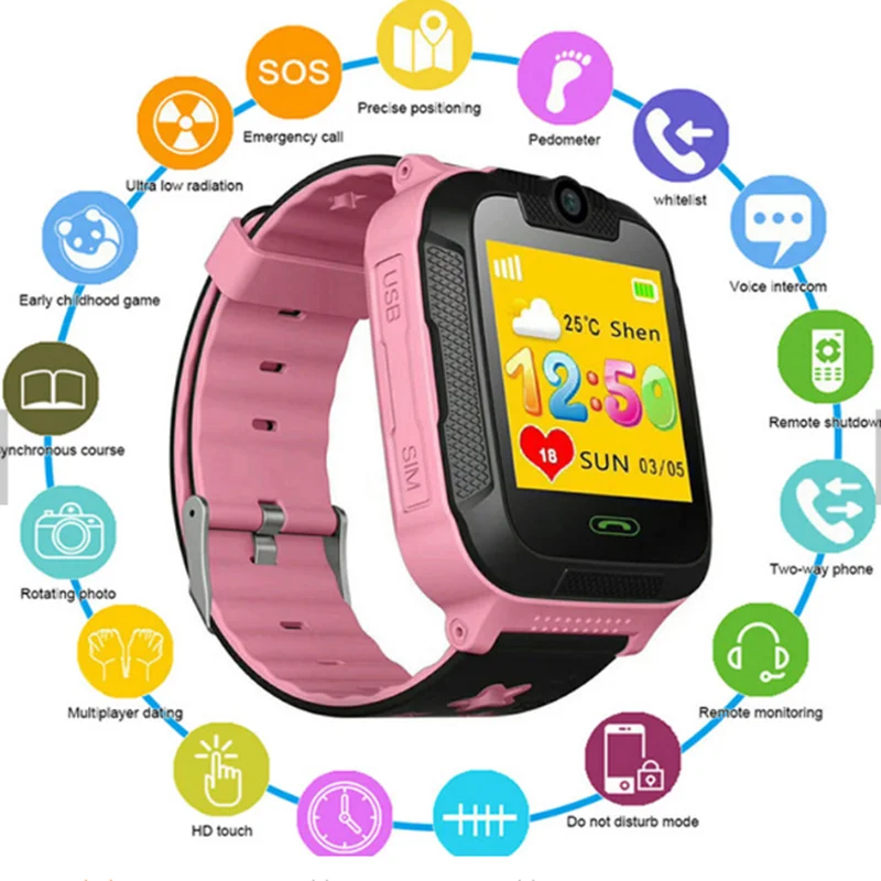 3G Q76 сотовый телефон для детей android смарт-часы с отслеживанием GPS | Электроника