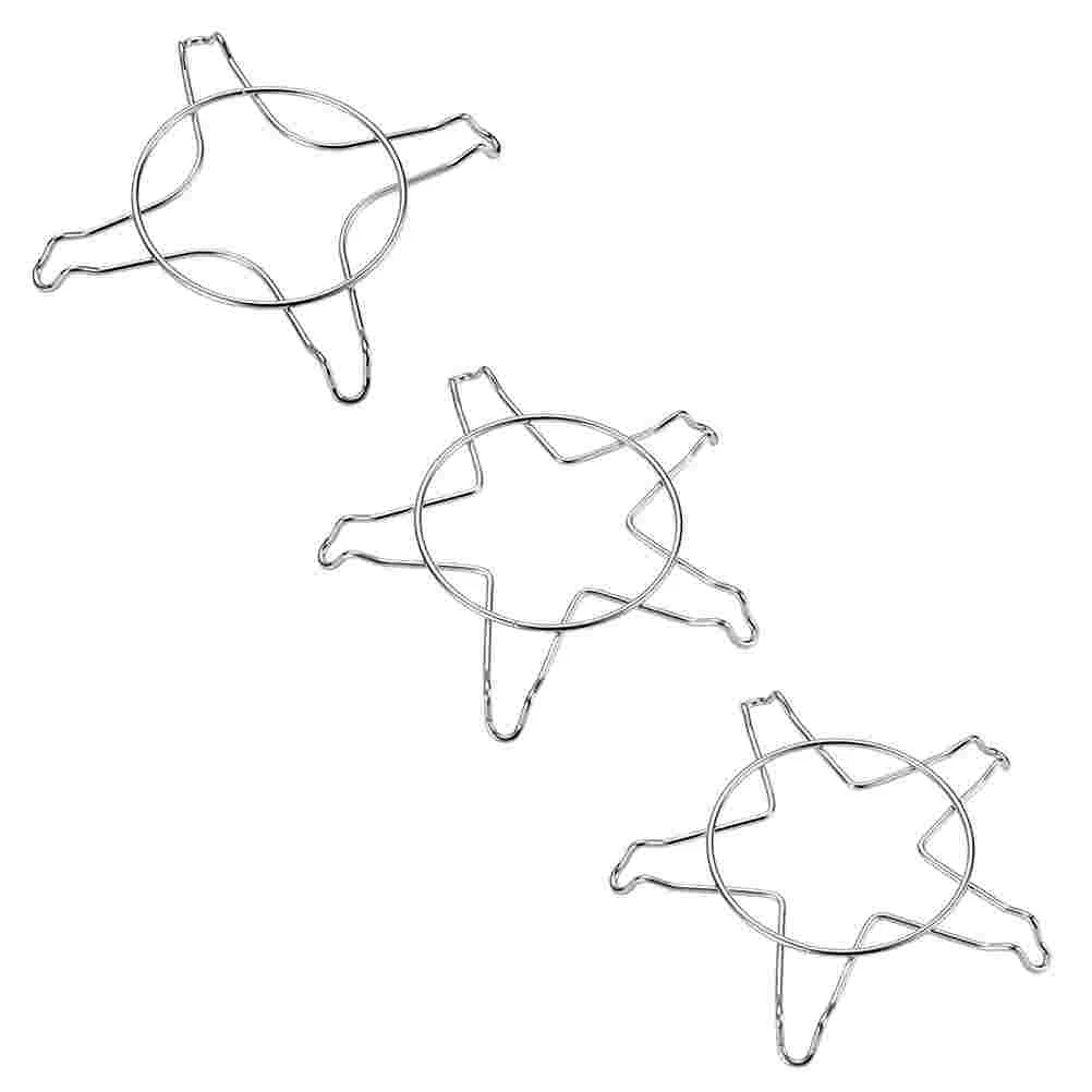 

3 Pcs Steaming Tray Stainless Steel Steaming Stands Multifunctional Steamed Rack