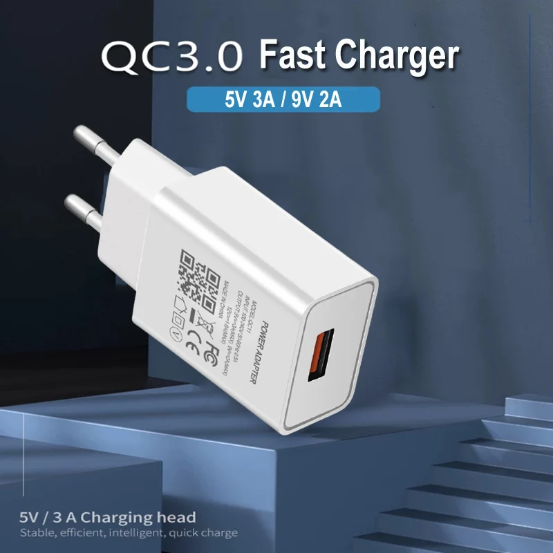 fast phone charger type c usb cable quick charge 3 0 eu plug for motorola moto g8 g9 g7 power plus play samsung phone adapter free global shipping