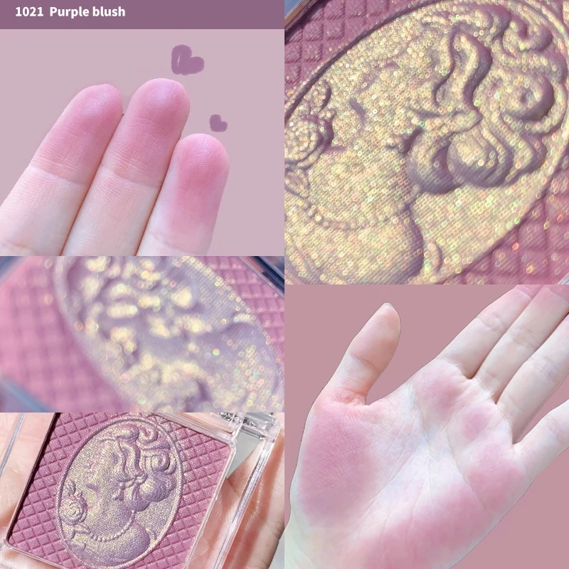 Рельефные Румяна zq естественный макияж для студенвечерние дешевый новый