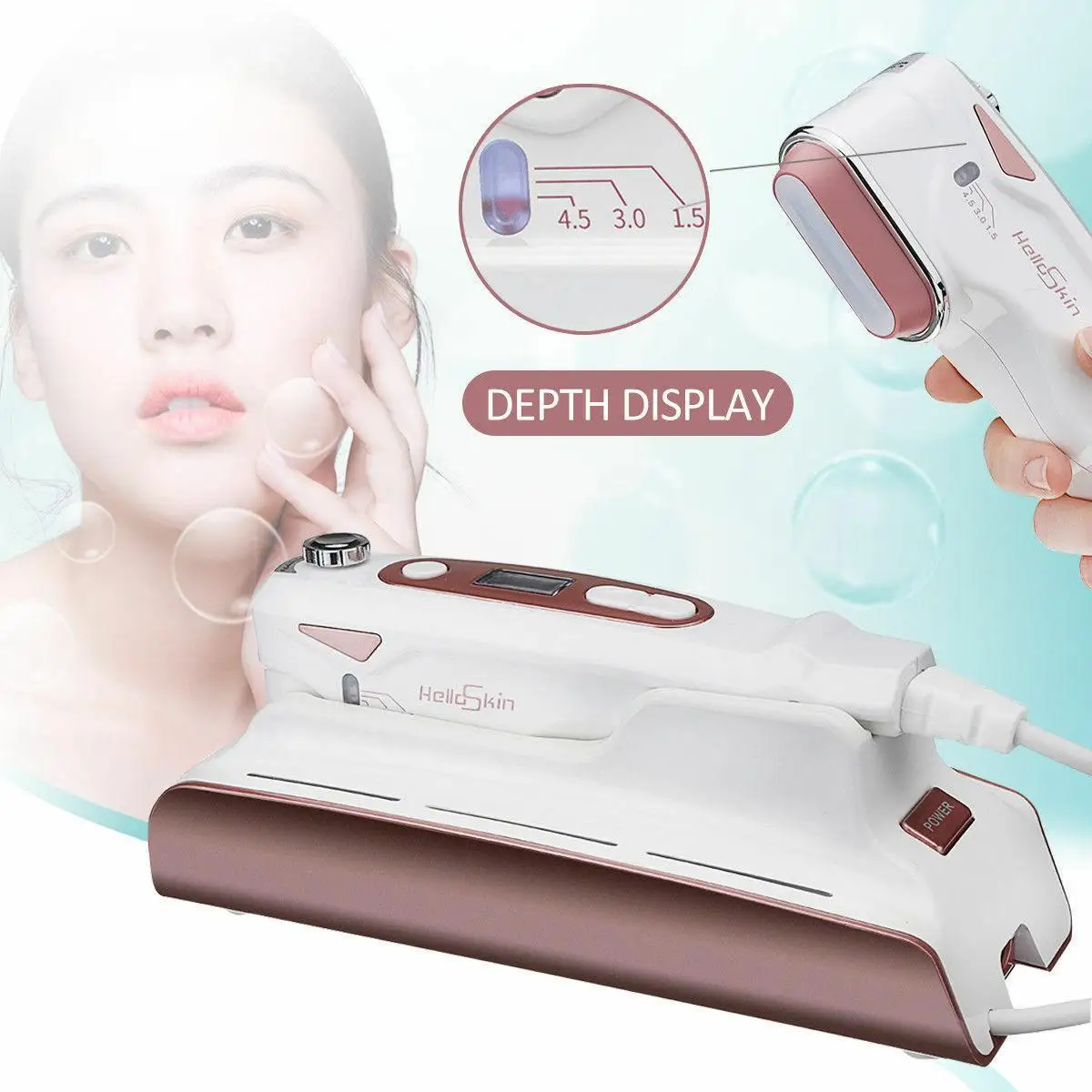 

Hifu Focused Beauty Machine Mini Hifu Therapy Skin Tightening Facial Lifting Delicate Skin Whitening Device Anti Wrinkle Aging