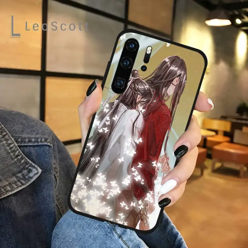 

Chinese style Tian Guan Ci Fu Phone Case For Huawei honor Mate P 9 10 20 30 40 Pro 10i 7 8 a x Lite nova 5t