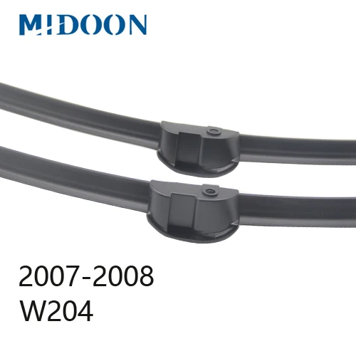MIDOON щетки стеклоочистителя ветровое стекло дворники для Mercedes Benz C Class W203 W204 W205 C160 C180 C200 C230 C240 C250 C270 C280 C320 C350 C400 C450 AMG - Цвет: 2007-2008 for W204