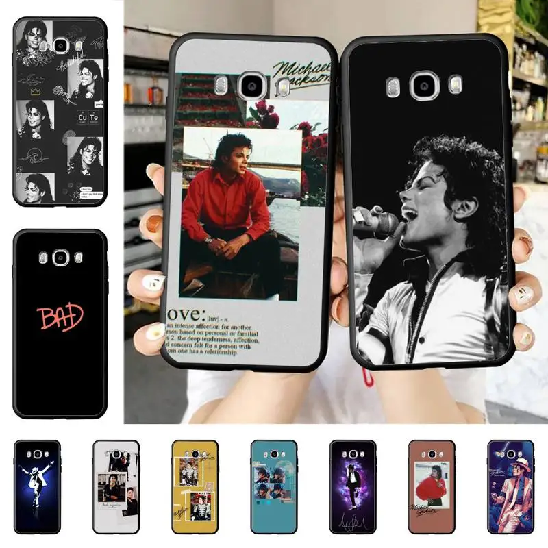 

Yinuoda Michael Jackson Phone Case for Samsung J 2 3 4 5 6 7 8 prime plus 2018 2017 2016 core