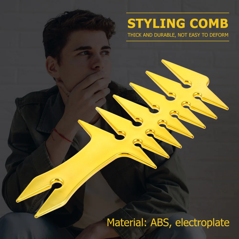 

1pc Practical Comb Hairdressing Comb Multi-functional Comb Tool for Men