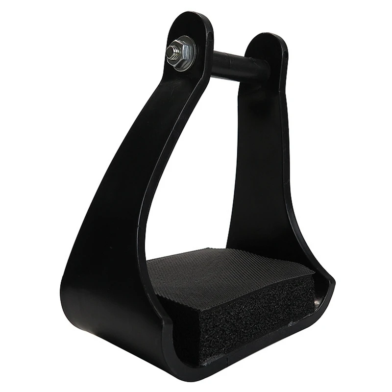 1 pair horse riding stirrups tread saddle mounted safety tapered equipment saddle horse stirrup equestrian supplies free global shipping