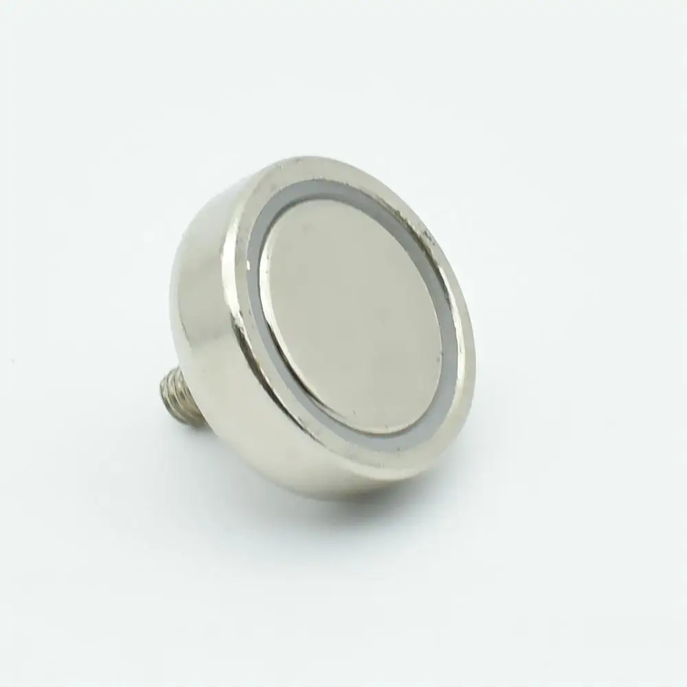 

20mm Holding Magnet Clamping Pot Magnets with Male Thread Neodymium Lifting Strong for Garage Tool Hanging Iron Pick Up