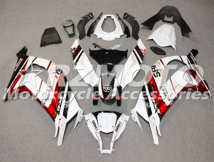 

Новый комплект обтекателей из АБС-пластика подходит для Kawasaki Ninja ZX-10R 2011 2012 2013 2014 2015 zx10r 11 12 13 14 15 комплект кузова красный белый