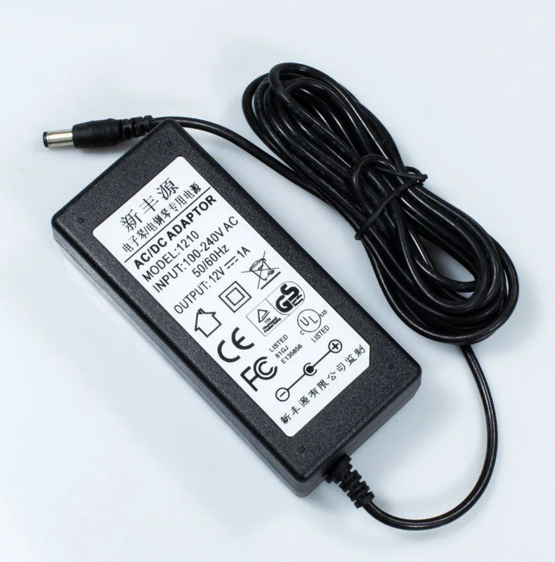 

12V-1A Power Adapter For Yamaha P-48B PA-3C PSR-38 Electronic organ power cable