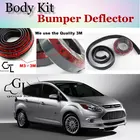 Бампер для губ дефлектор губ для Ford i-Max iMax i Max передний спойлер юбка для TopGear вентиляторы Тюнинг автомобилякомплект кузоваполоса