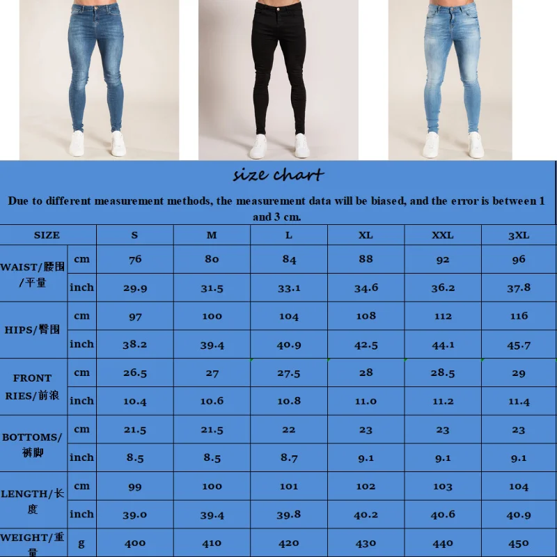 

Plus Size 3XL 2021 Hot Men Ripped Skinny Jeans Hip-hop Casual Men Jeans Pants Stretch Paint Beggar Jeans Pants Big Size Mens