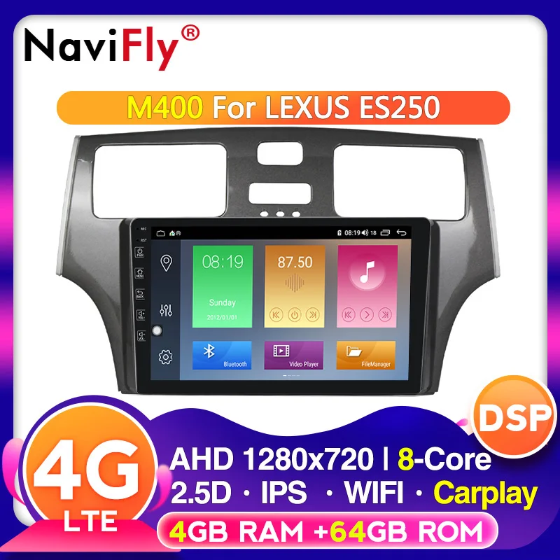 Android 10 0 DSP IPS экран 64G ROM автомобильный мультимедиа для Lexus ES250 ES300 ES330 Автомобильный