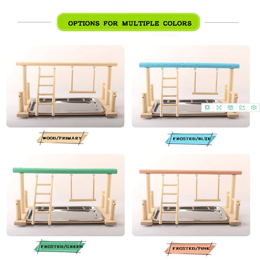 Детская игровая подставка для птиц площадка кокатила деревянный окунь