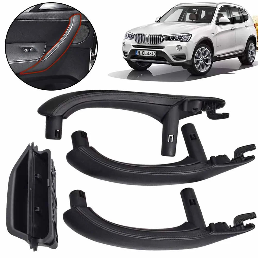 LHD RHD Car Front Left Door Inner Handle Pull Trim Interior Panel for BMW X3 F25 X4 F26 2011-2017 Auto Accessories | Автомобили и