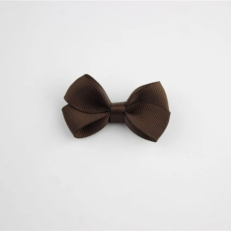 a02 Brown Заколка для волос с бантом аксессуары для волос заколка для волос бант Bix детская заколка для волос 1801ZYAA1723 - Цвет: a02 Brown