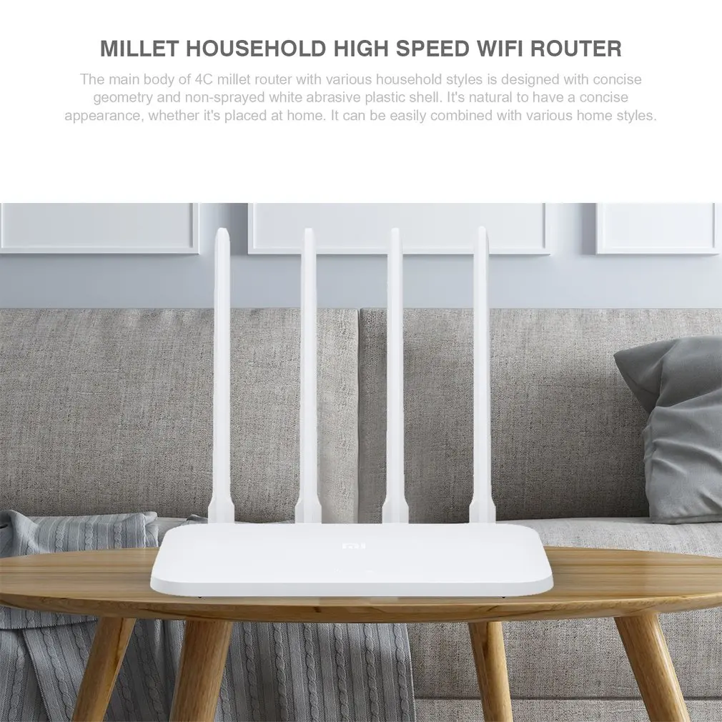 Xiaomi Wifi роутер 4C высокоскоростной Wifi через стену King Home интеллектуальный анти-клеевой сети 100 Мега волоконно-оптический маршрутизатор