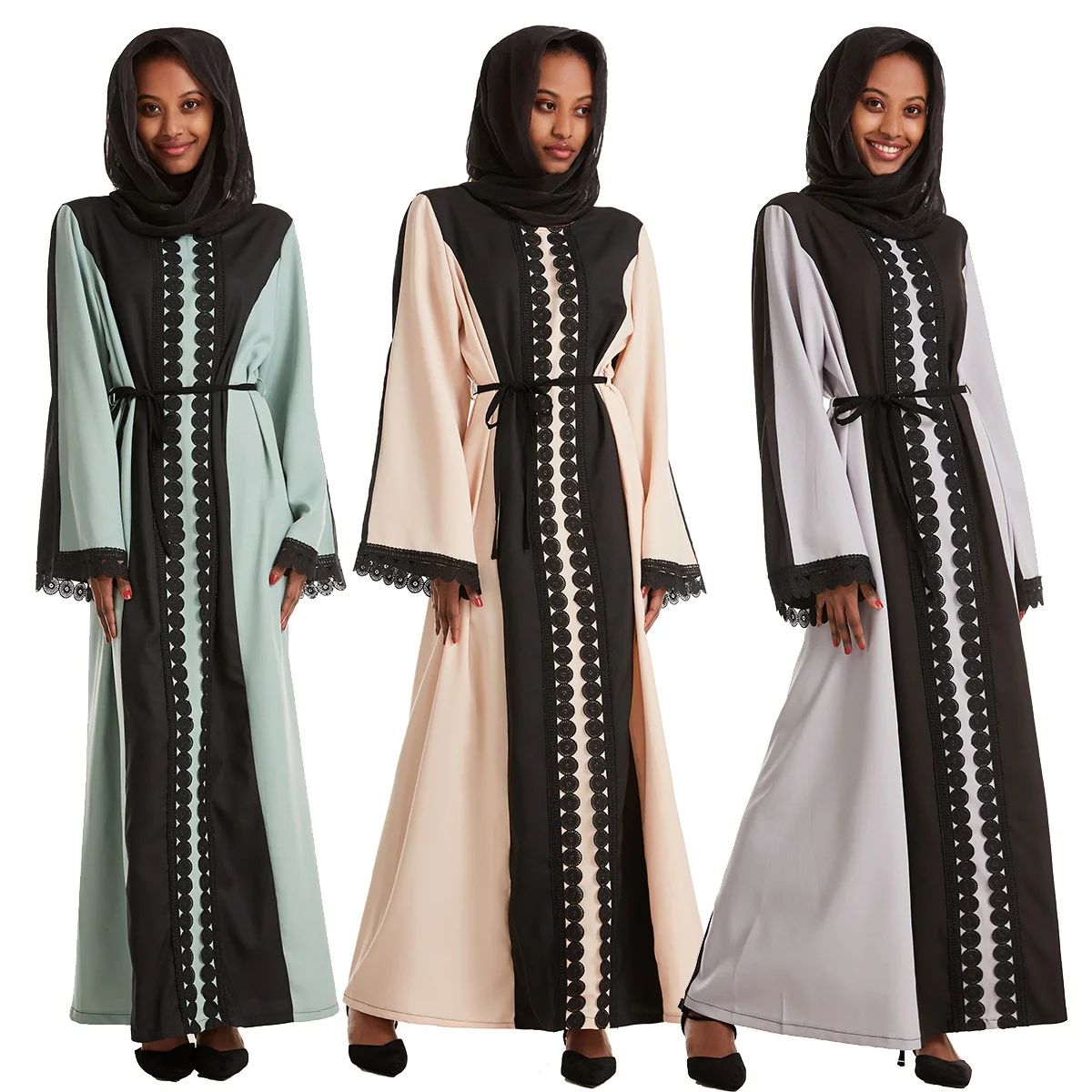 BianFeng Для женщин Дубай, Турция мусульманский Рамадан Абаи ИД Мубарак Djellaba хиджаб платье ИД Мубарак кафтан Femme Абаи Обёрточная бумага