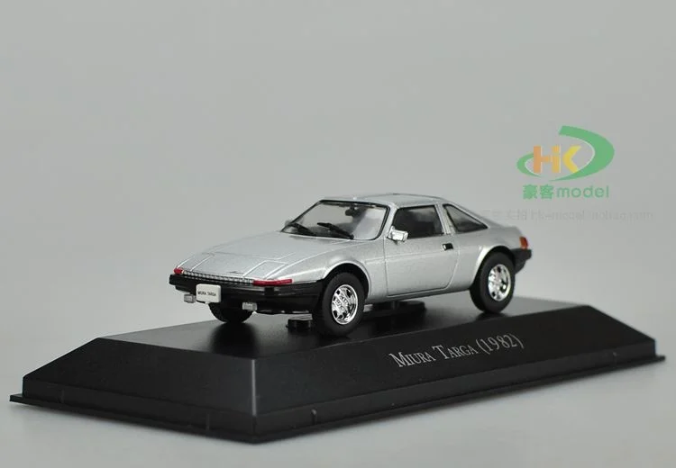 

1/43 miura targa (1982) спортивный автомобиль в коробке, литье из сплава, имитация модели автомобиля, коллекционный дисплей, подарок