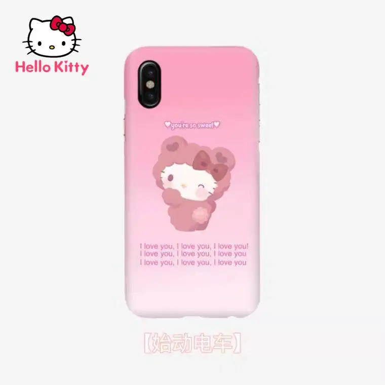 

Hello Kitty case for iPhone13/13Pro/13Promax/13mini/6/6s/7/8P/X/XR/XS/XSMAX/11/12Pro/12mini Phone Silicone Case Cover