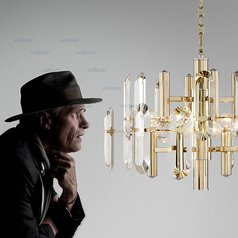 Роскошный хрустальный подвесной светильник K9 современная люстра отель ресторан