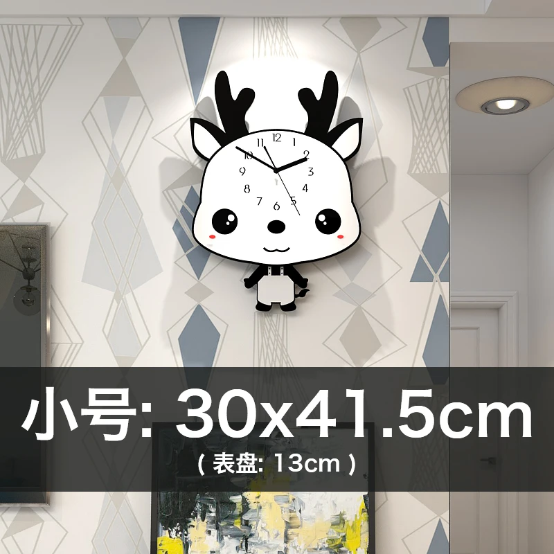 Бесшумные настенные часы креативные деревянные кухонные для детских комнат