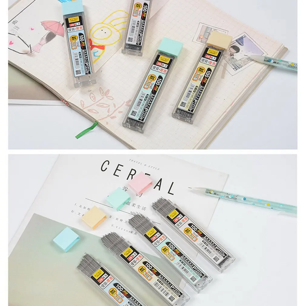 

Automatic Pencil Core Lead Core 0.5/0.7mm Pen Automatic Pencil Refills School Stationery Writing Accessories 0.5mm/0.7mm Piece /