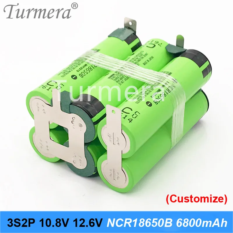 18650 батарея 3400 мАч 6800 ncr18650b 12 6 в 16 8 21 В для шуруповерта shurik shura 3s 4s - купить по