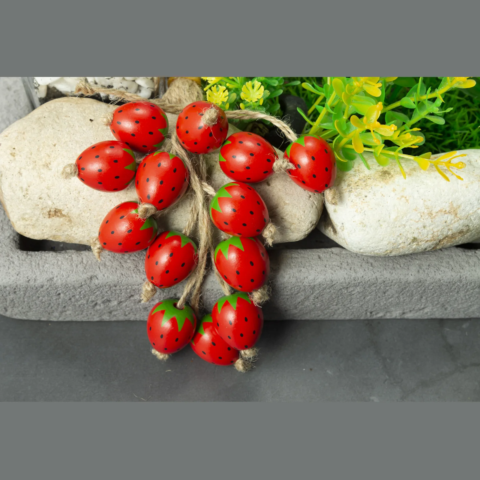 10-20 шт./лот деревянные круглые бусины в виде клубники арбуза фруктов сделай сам