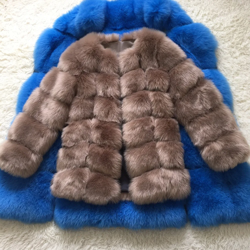 Женская куртка из искусственного лисьего меха теплая зимняя меха|fur coat|fur coat fashionfox