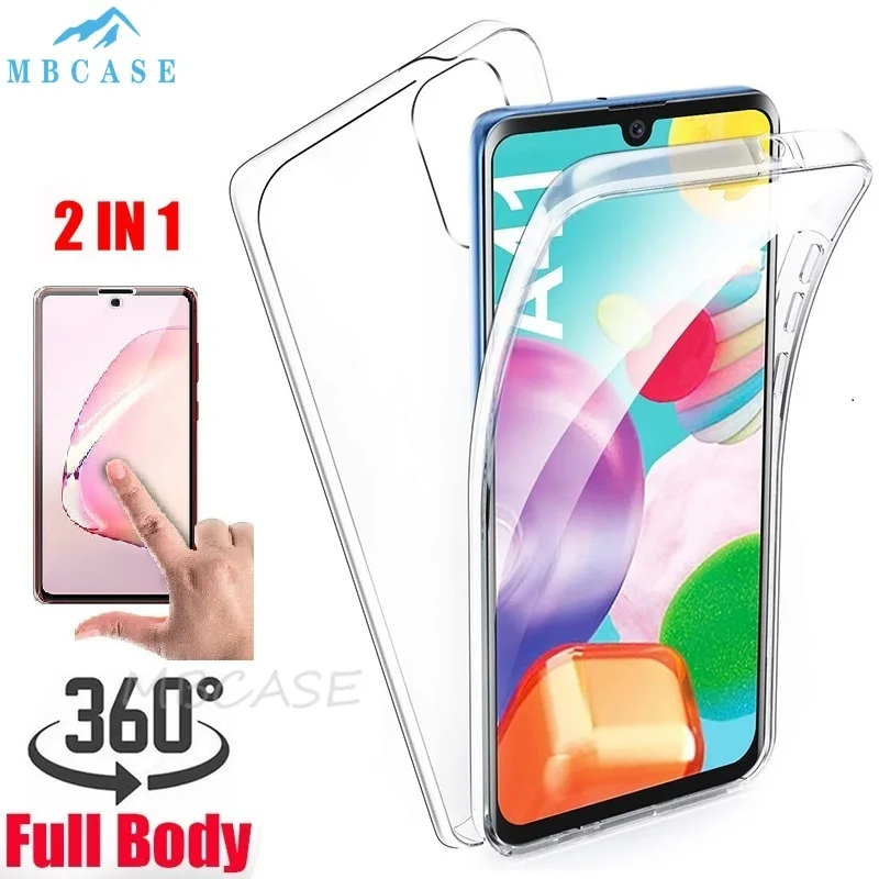 Полноразмерный чехол 360 для Samsung M51 A31 A72 A01 Core A21S M21 A51 A71 A10S A20E армированный Galaxy A32 A52