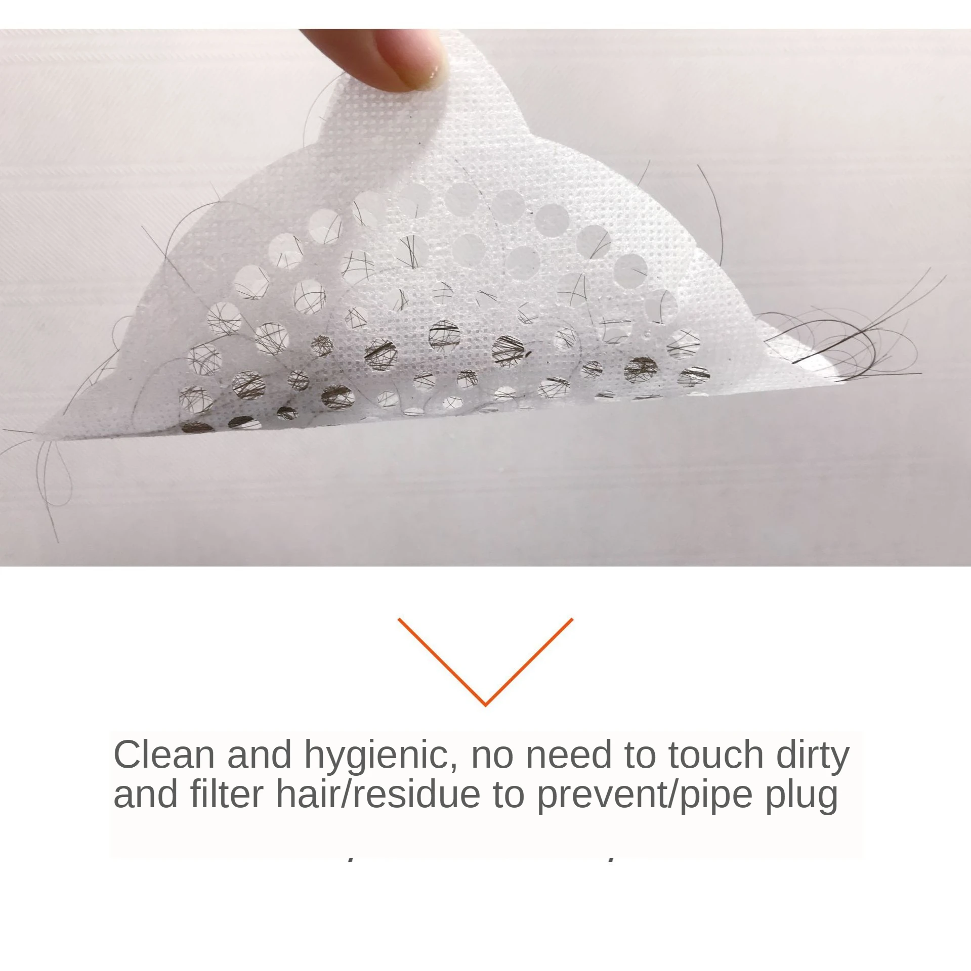 

15pcs Disposable Floor Drain Sticker Drain Outlet Filter Net Sewer Hair Filter Shower Drain Hair Catcher Bathroom Accessories