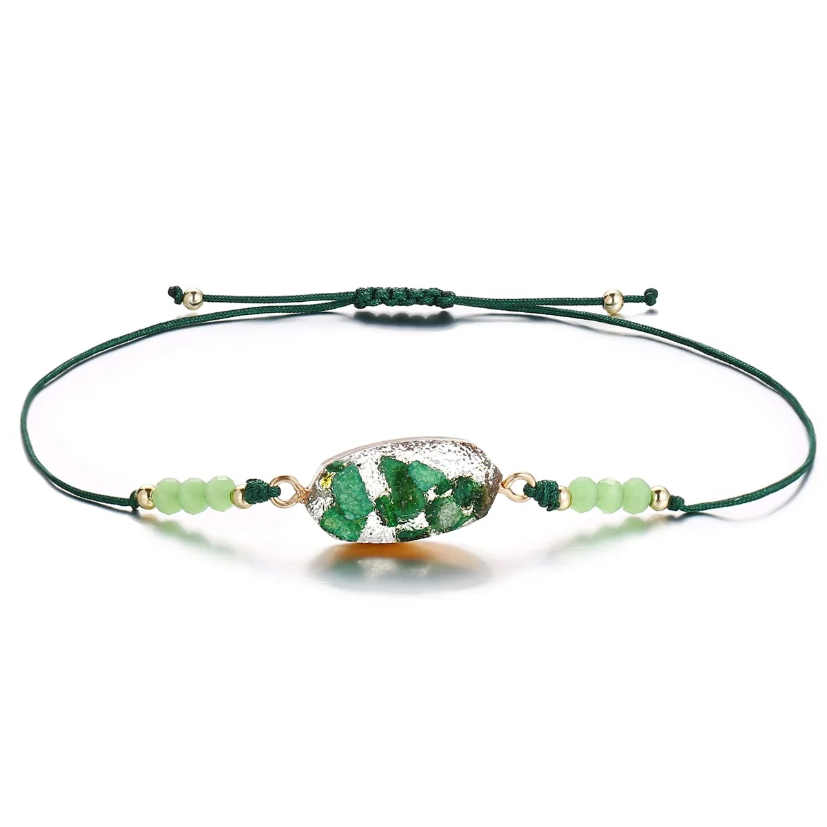 Meetvii модный браслет ручной вязки с фруктами плетеный работы хрустальным