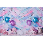 Фон Avezano для фотосъемки новорожденных портрет на 1-й День рождения Звезда Воздушные шары украшение торт разбивной фон реквизит для фотостудии