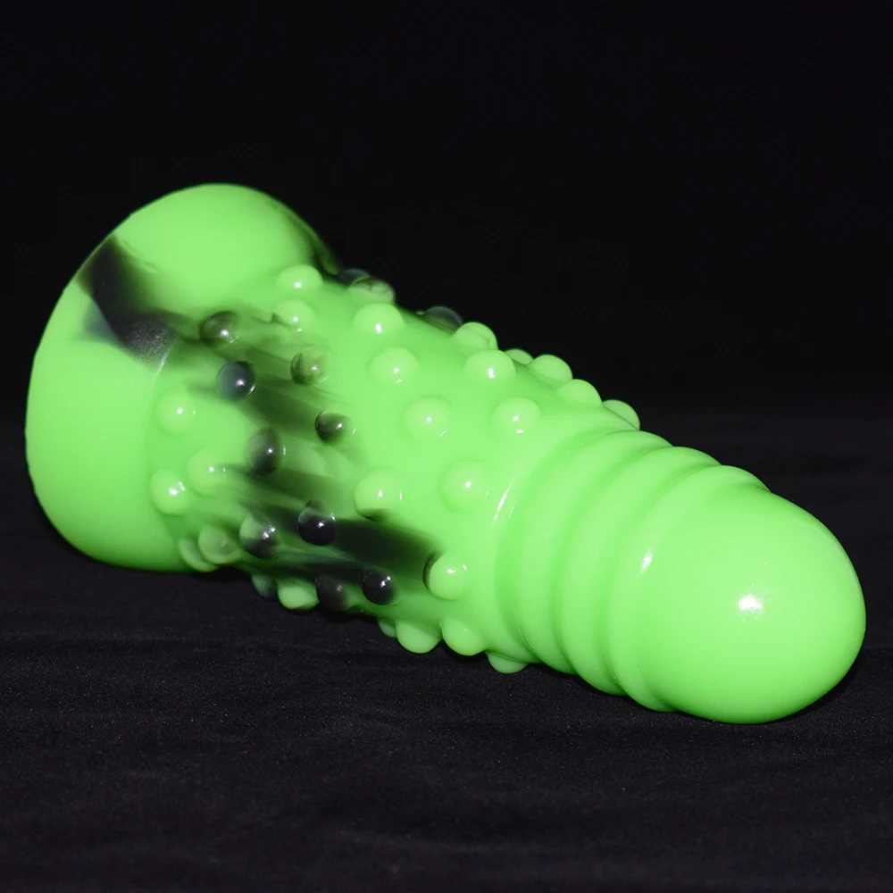 Толстый анальный фаллоимитатор с пышной точкой круглая головка Анальная пробка