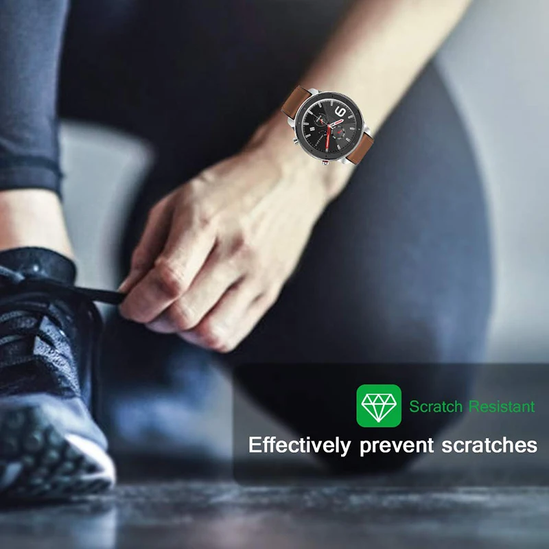 2 шт./лот 9H Премиум взрывозащищенное Закаленное стекло для AMAZFIT GTR Смарт-часы 47 мм Защитная пленка для экрана