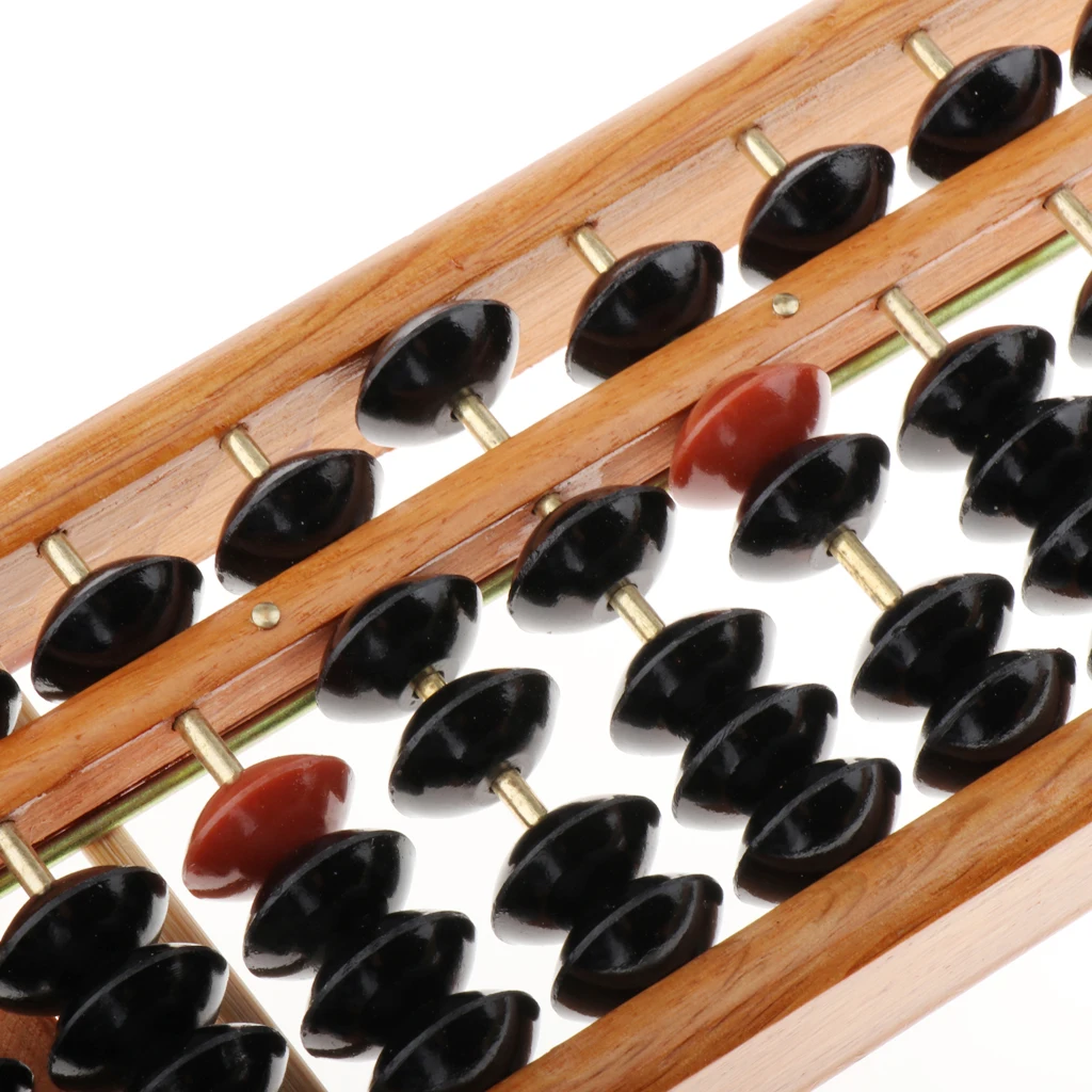

Professional 17 Column Math Abacus Counting Beads Learning Aid Toys Black