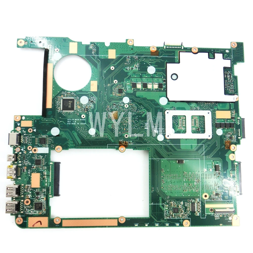 N751JX EDP i7-4720HQ Процессор GTX950/2 GB системная плата 90NB0840-R032000 для ASUS N751JK N751J N751