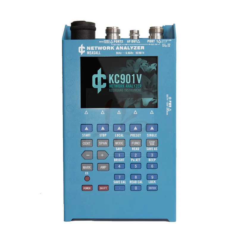 KC901V ручной Векторный анализатор цепей РЧ мультиметр тестер блока питания спектр