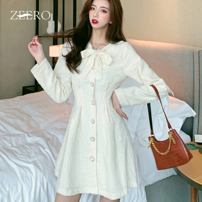 

Однотонная женская обувь; Сезон весна-осень Цвет платье с длинными рукавами в Корейском стиле в клетку простота однобортный Тонкий галстук-бабочка; Платья трапециевидной формы