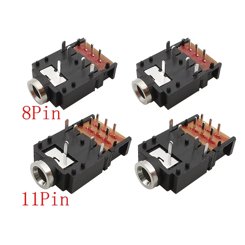 PJ307 8P/11 контактов 3 5 мм стерео аудио разъем розетка PJ-307 двухканальные женские