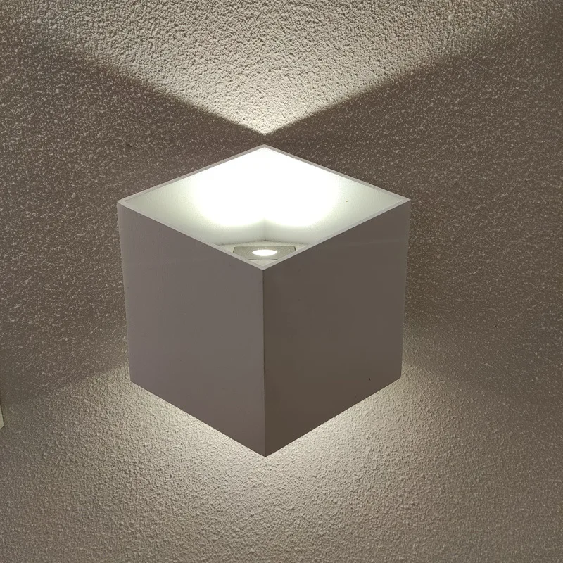 Скандинавский светодиодный настенный светильник алюминиевый водонепроницаемый