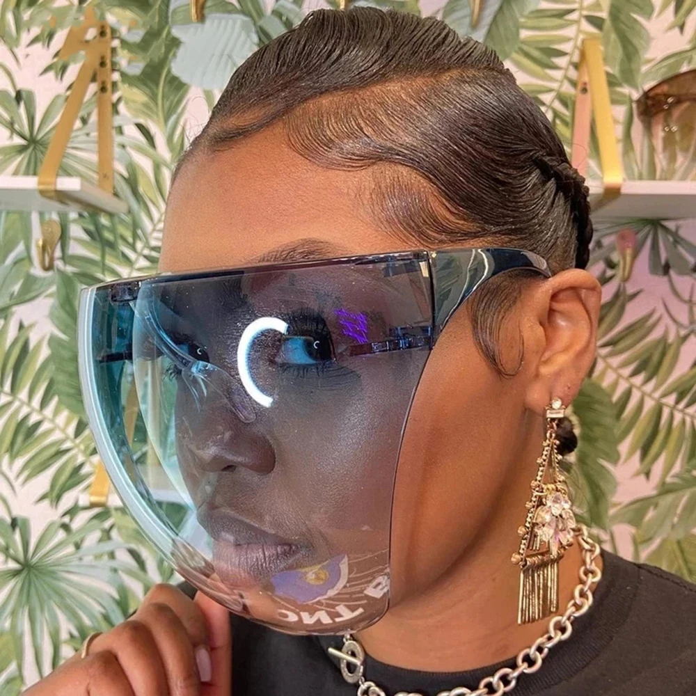 

Men Women Faceshield Protective Glasses Goggles Safety Blocc Glasses Anti-Spray Mask Sunglasses Face Shield Visor Eye Protection