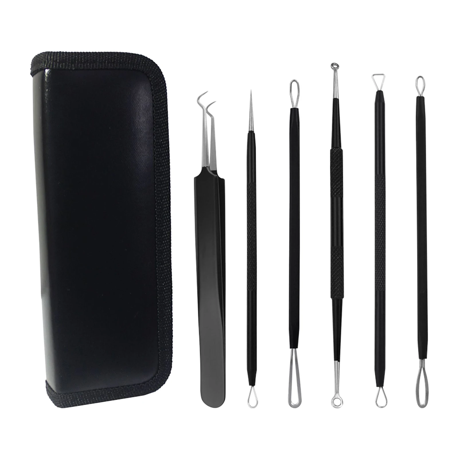 

6 шт./компл., простая в использовании многофункциональная игла для удаления черных точек из нержавеющей стали