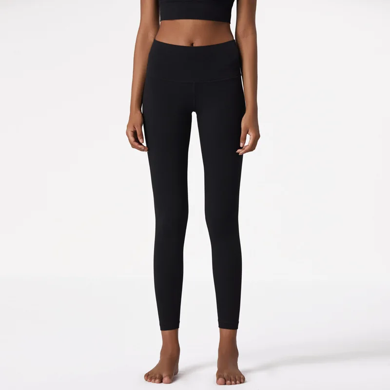 Леггинсы Oyoo мягкие компрессионные с высокой талией для фитнеса и йоги|Штаны йоги|