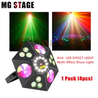 1 pack 4pcs 90w multi effect disco light rgbw 4in led beam light laser dj lighting for party club ktv